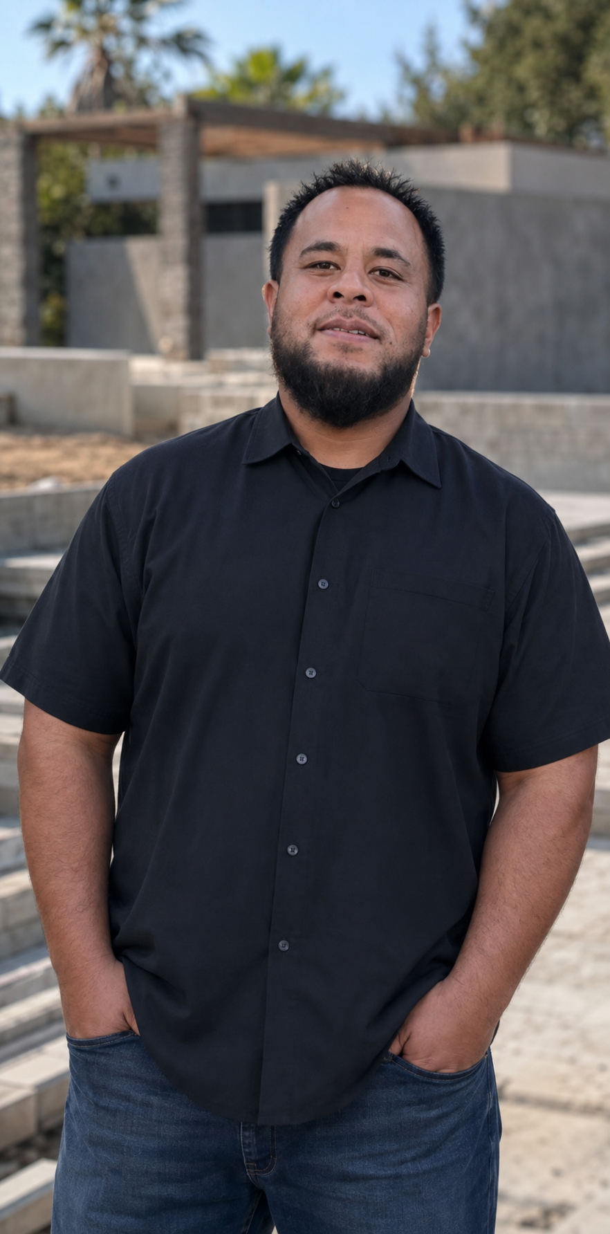 Suni Palei, partner and superintendent at All-Star Mason Construction