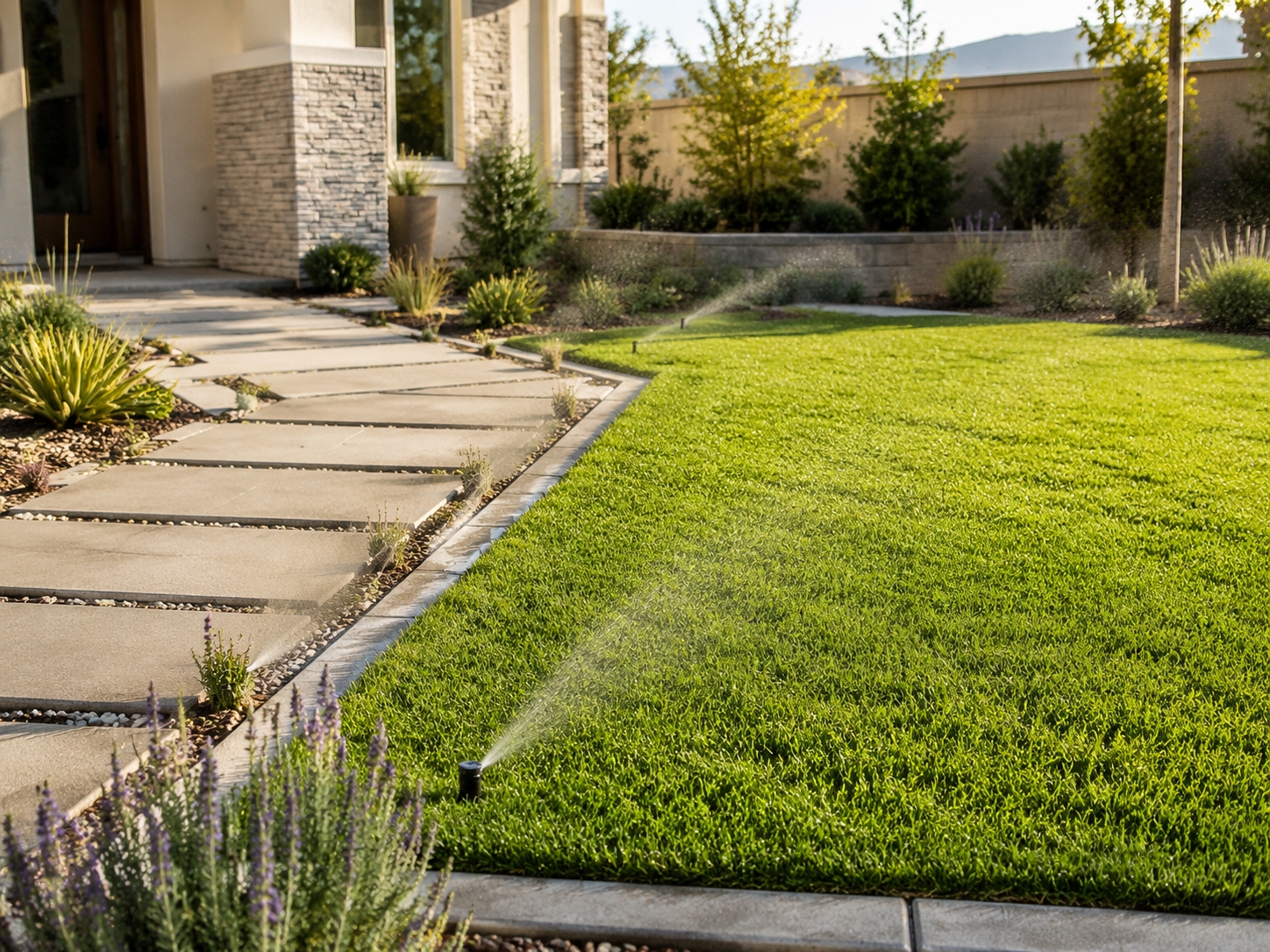 Modern landscape & irrigation project