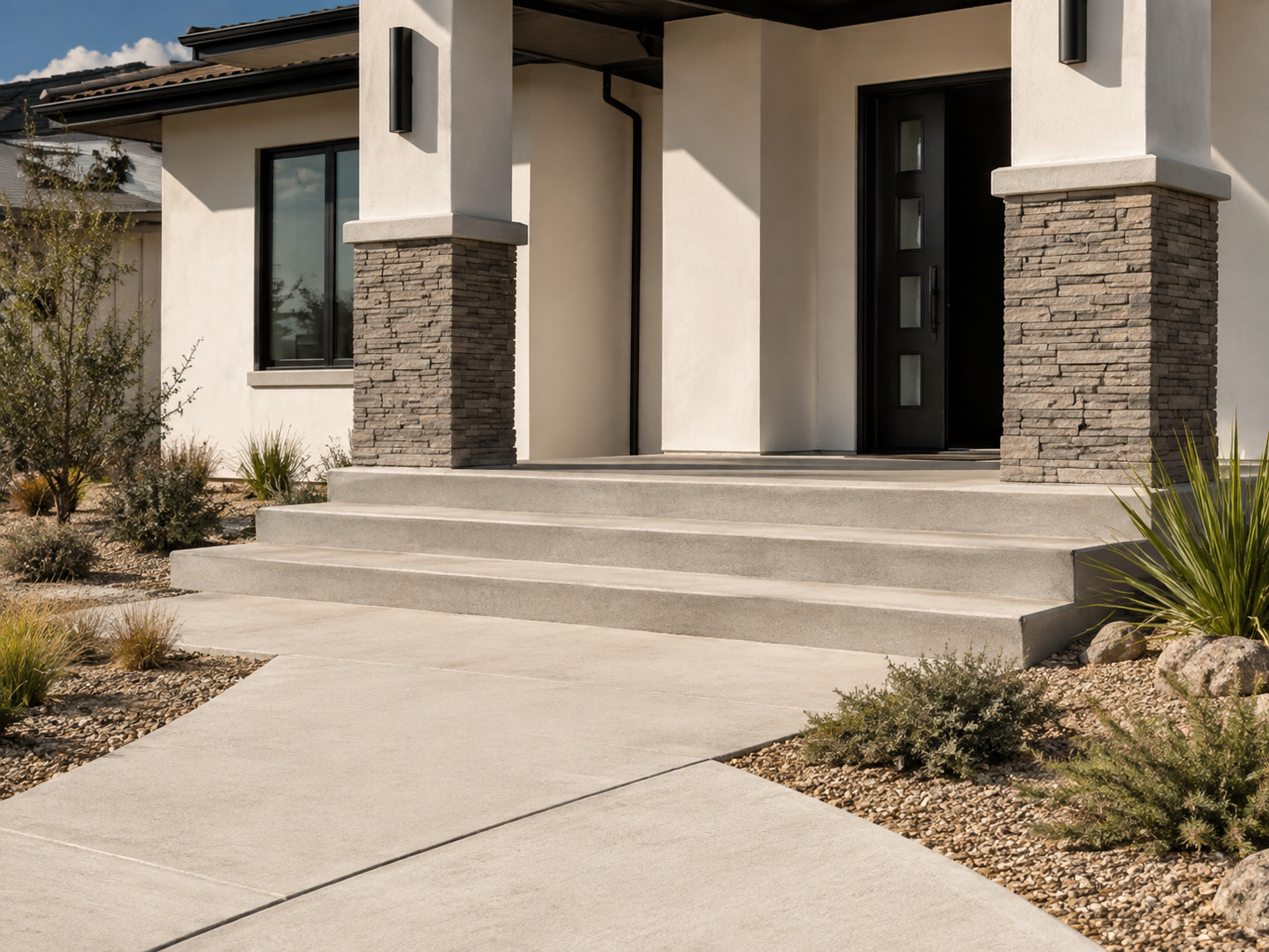 Modern steps & walkways project